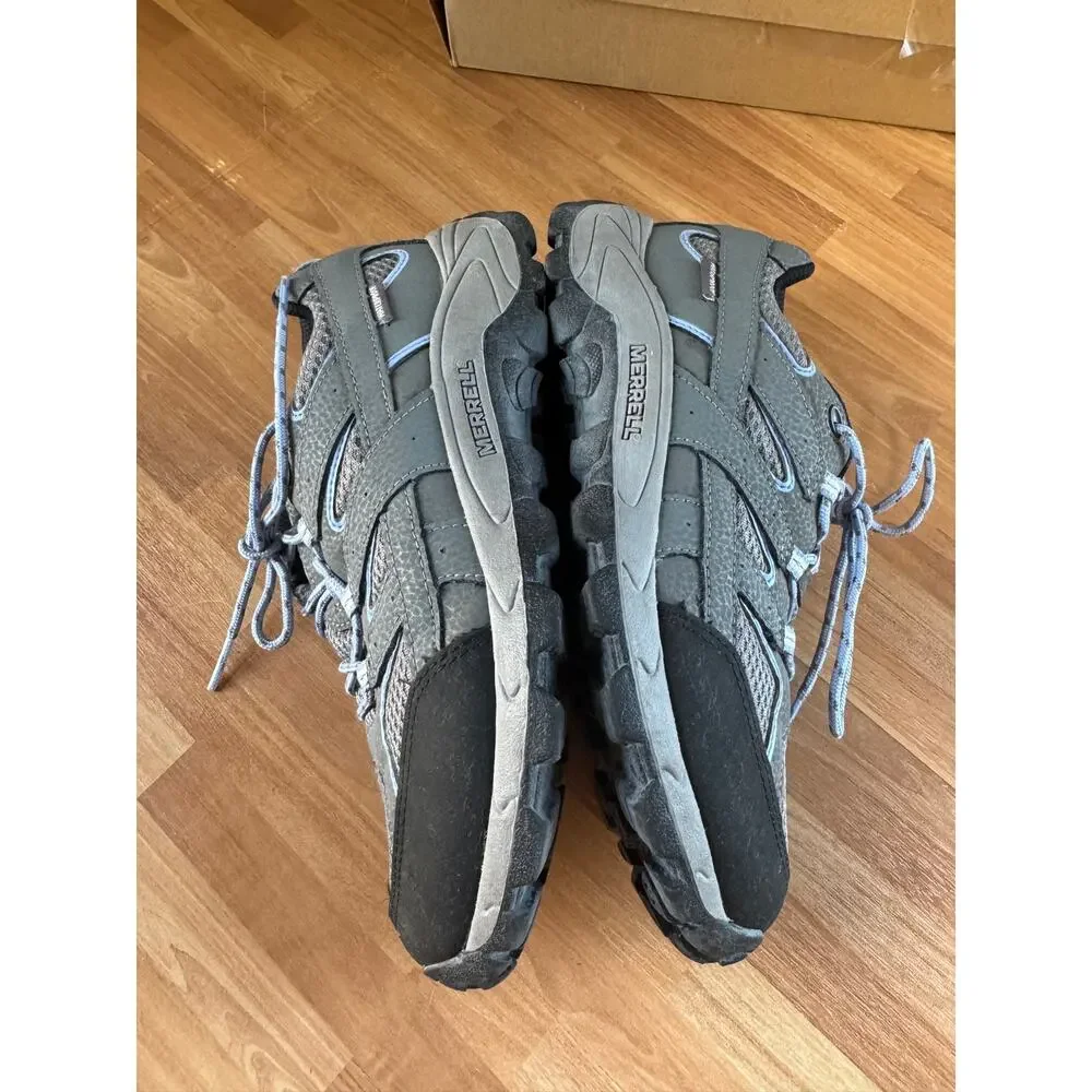 Merrell Kids' Moab 2 Low Lace Waterproof Hiking Shoes (Size US 5.5Y)